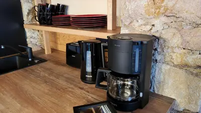 Kaffee-/Teezubehör in der Unterkunft Urlaub auf dem Bauernhof