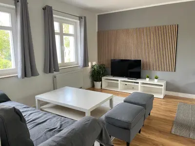 TV/Unterhaltungsangebot in der Unterkunft Ferienwohnung-Elbland