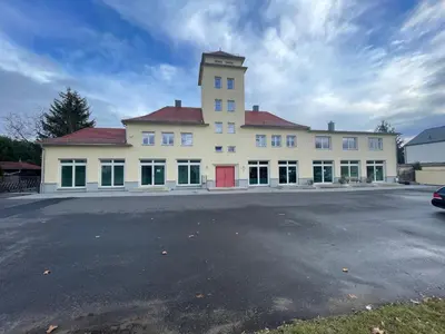 Das Gebäude in dem sich die Ferienwohnung befindet