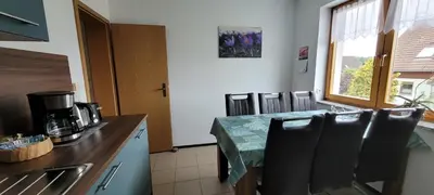 Küche/Küchenzeile in der Unterkunft Bei Mallok's