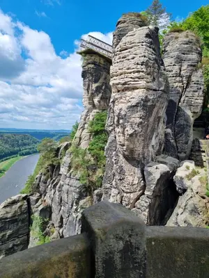 Naturlandschaft in der Nähe des Ferienhauses