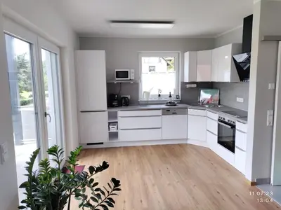 Küche/Küchenzeile in der Unterkunft Ferienapartment 21