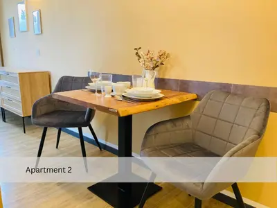 Ein Sitzbereich in der Unterkunft Modernes Apartment/Zentrum/WI-FI/Parkplatz