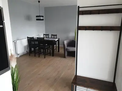 Ein Sitzbereich in der Unterkunft NEU! Ferienhaus Kurio