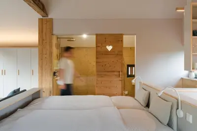 Ein Bett oder Betten in einem Zimmer der Unterkunft Appartement Traumzeit