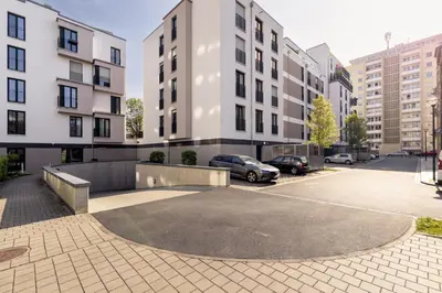 Das Gebäude in dem sich die Ferienwohnung befindet