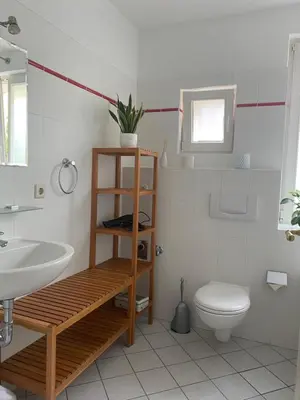 Ein Badezimmer in der Unterkunft City Apartment Dresden