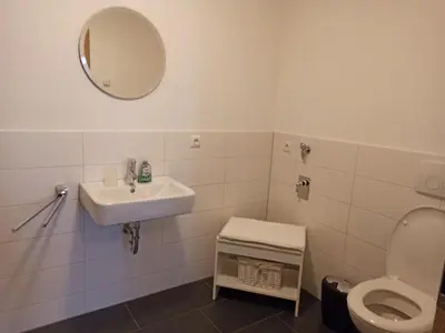 Ein Badezimmer in der Unterkunft Gästewohnung Fischer