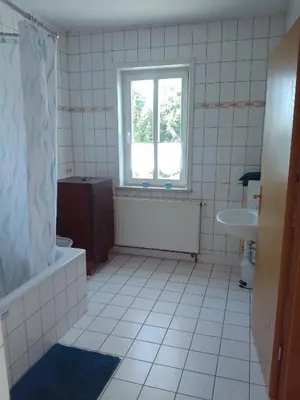 Ein Badezimmer in der Unterkunft Ferienwohnung Zuschke