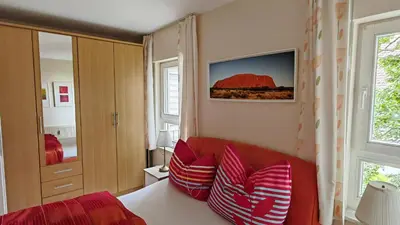 Ein Bett oder Betten in einem Zimmer der Unterkunft Apartment am Großen Garten Dresden