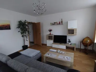 TV/Unterhaltungsangebot in der Unterkunft Ferienwohnung Lange