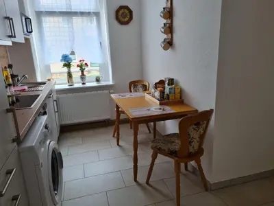 Küche/Küchenzeile in der Unterkunft Ferienwohnung Lange