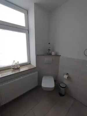 Ein Badezimmer in der Unterkunft Ferienwohnung Lange