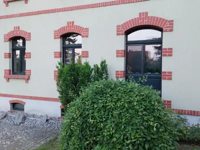 Das Gebäude in dem sich die Ferienwohnung befindet