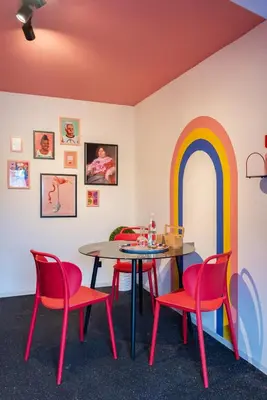 Grundriss der Unterkunft Pop Art Apartment - Balkon, Netflix, Nespresso, Zentral, Messe