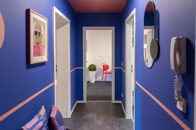 Grundriss der Unterkunft Pop Art Apartment - Balkon, Netflix, Nespresso, Zentral, Messe