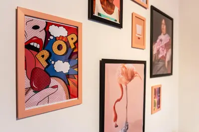 Grundriss der Unterkunft Pop Art Apartment - Balkon, Netflix, Nespresso, Zentral, Messe
