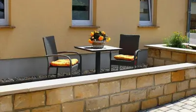 Ein Balkon oder eine Terrasse in der Unterkunft Ferienwohnung Haufe
