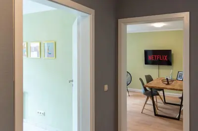 TV/Unterhaltungsangebot in der Unterkunft Studio THREE / Wifi / Netflix / 3 getrennte Betten