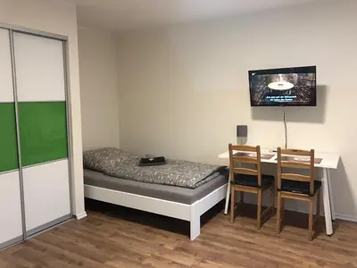 TV/Unterhaltungsangebot in der Unterkunft GottwaldHaus-Freiberg-Apartment / B