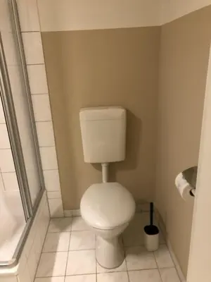 Ein Badezimmer in der Unterkunft GottwaldHaus-Freiberg-Apartment / B
