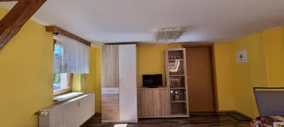 TV/Unterhaltungsangebot in der Unterkunft Ferienwohnung am Fuße des Schwartenberges