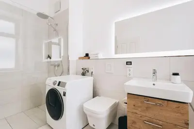 Ein Badezimmer in der Unterkunft TIP! Design-Apartment in Toplage 75qm in Szeneviertel