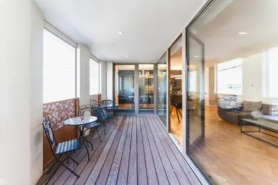 Ein Sitzbereich in der Unterkunft TIP! Design trifft Lage 120 qm Premium Apartment