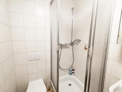 Ein Badezimmer in der Unterkunft S3 - Urlaubsmagie - für 4P mitten im Elbsandsteingebirge