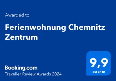 Ein Zertifikat, Auszeichnung, Logo oder anderes Dokument, das in der Unterkunft FEWO 