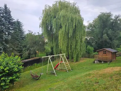 Ein Garten an der Unterkunft Ferienhof An der Weide