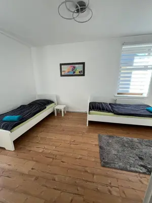Ein Bett oder Betten in einem Zimmer der Unterkunft Wolke 7