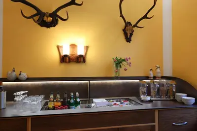 Getränke in der Unterkunft Hotel Waldhäusel