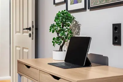 TV/Unterhaltungsangebot in der Unterkunft EDLER WOHNRAUM Noble Stadtoase mit Boxspringbett, Kaffeevollautomat, Lift & Parkplatz