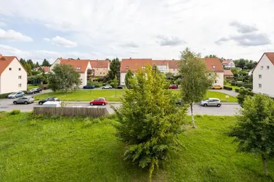 Ein Garten an der Unterkunft Ferienwohnung Gartenstadt Seilerberg