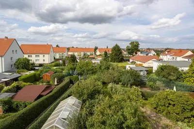 Das Gebäude in dem sich die Ferienwohnung befindet