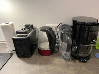 Kaffee-/Teezubehör in der Unterkunft New Business Apartment Nr.21