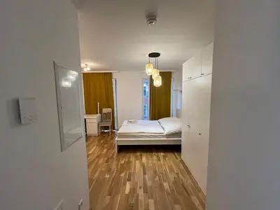 Ein Bett oder Betten in einem Zimmer der Unterkunft New business apartment Nr.20
