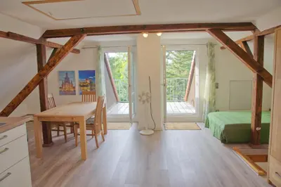 Grundriss der Unterkunft Apartment Traumzeit mit Balkon in Vorstadtvilla