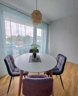 Grundriss der Unterkunft Moderne Wohnung mit Vollausstattung in ruhiger Lage, W-LAN