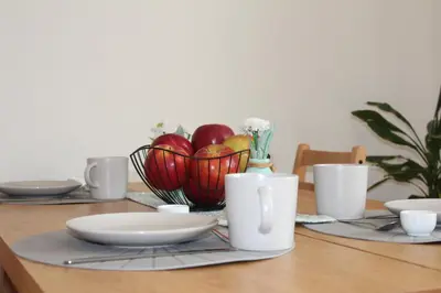 Essen in der Ferienwohnung oder in der Nähe
