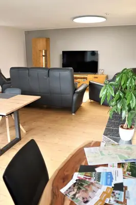 TV/Unterhaltungsangebot in der Unterkunft Ferienwohnung Hans im Glück