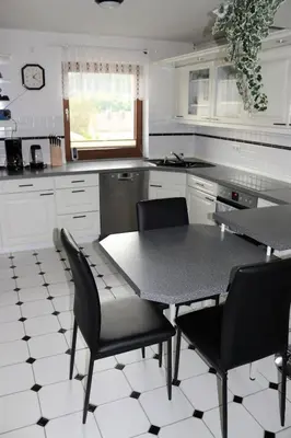Küche/Küchenzeile in der Unterkunft Ferienwohnung Hans im Glück