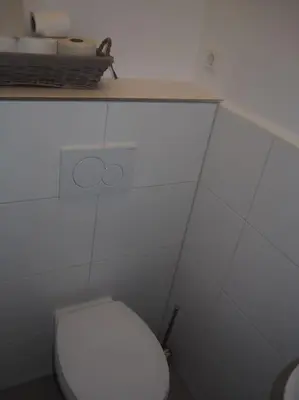 Ein Badezimmer in der Unterkunft TOP 3-Raum Wohnung, für Monteure
