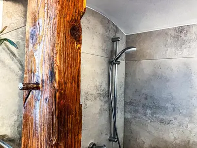 Ein Badezimmer in der Unterkunft LIETHE 13 - Ferienhaus am Malerweg