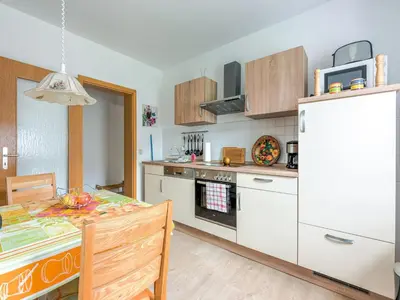 Küche/Küchenzeile in der Unterkunft Apartment nahe Erzgebirge für 2 Personen