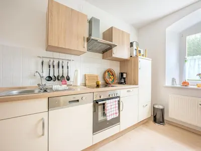 Küche/Küchenzeile in der Unterkunft Apartment nahe Erzgebirge für 2 Personen