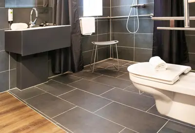 Ein Badezimmer in der Unterkunft OSL Hotel by WMM Hotels