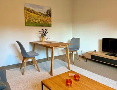 TV/Unterhaltungsangebot in der Unterkunft Appartement Am Weinberg
