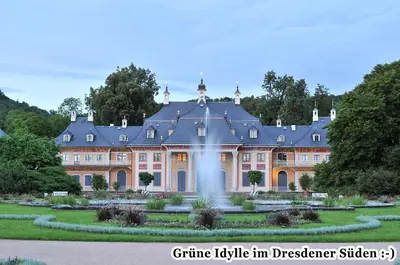 Das Gebäude in dem sich die Pension befindet